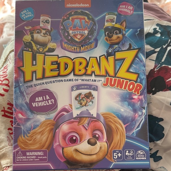 Nickelodeon Other - Nickelodeon Paw Patrol Hedbanz Junior Game - Blue and Pink